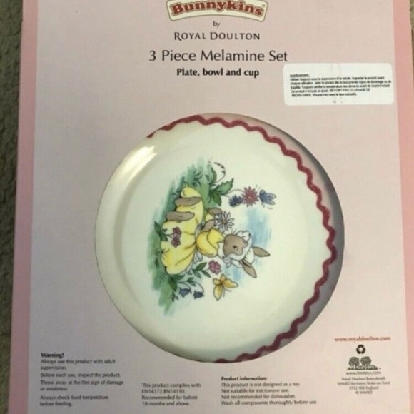 Royal doulton bunnykins 3 piece set - Picture 2 of 3